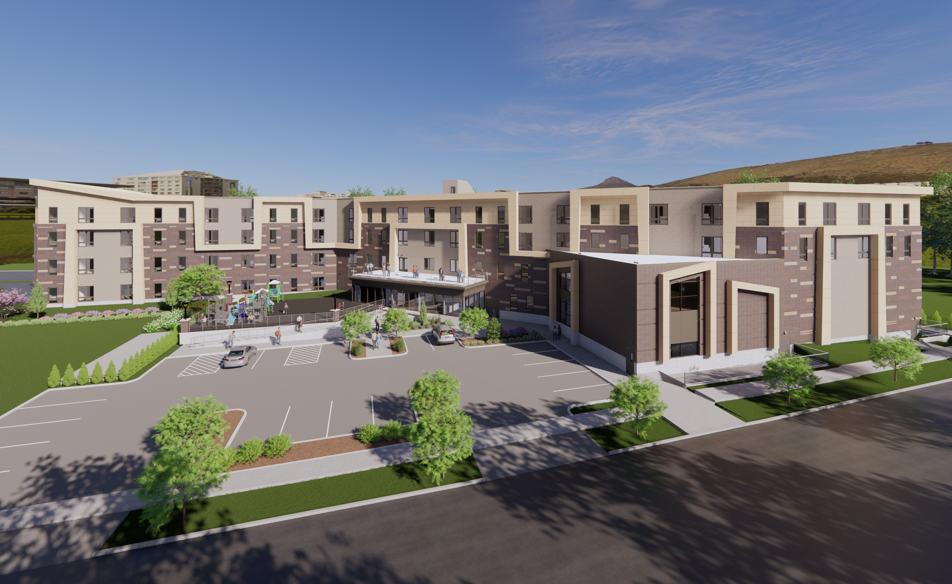 West Street Exterior Rendering 5
