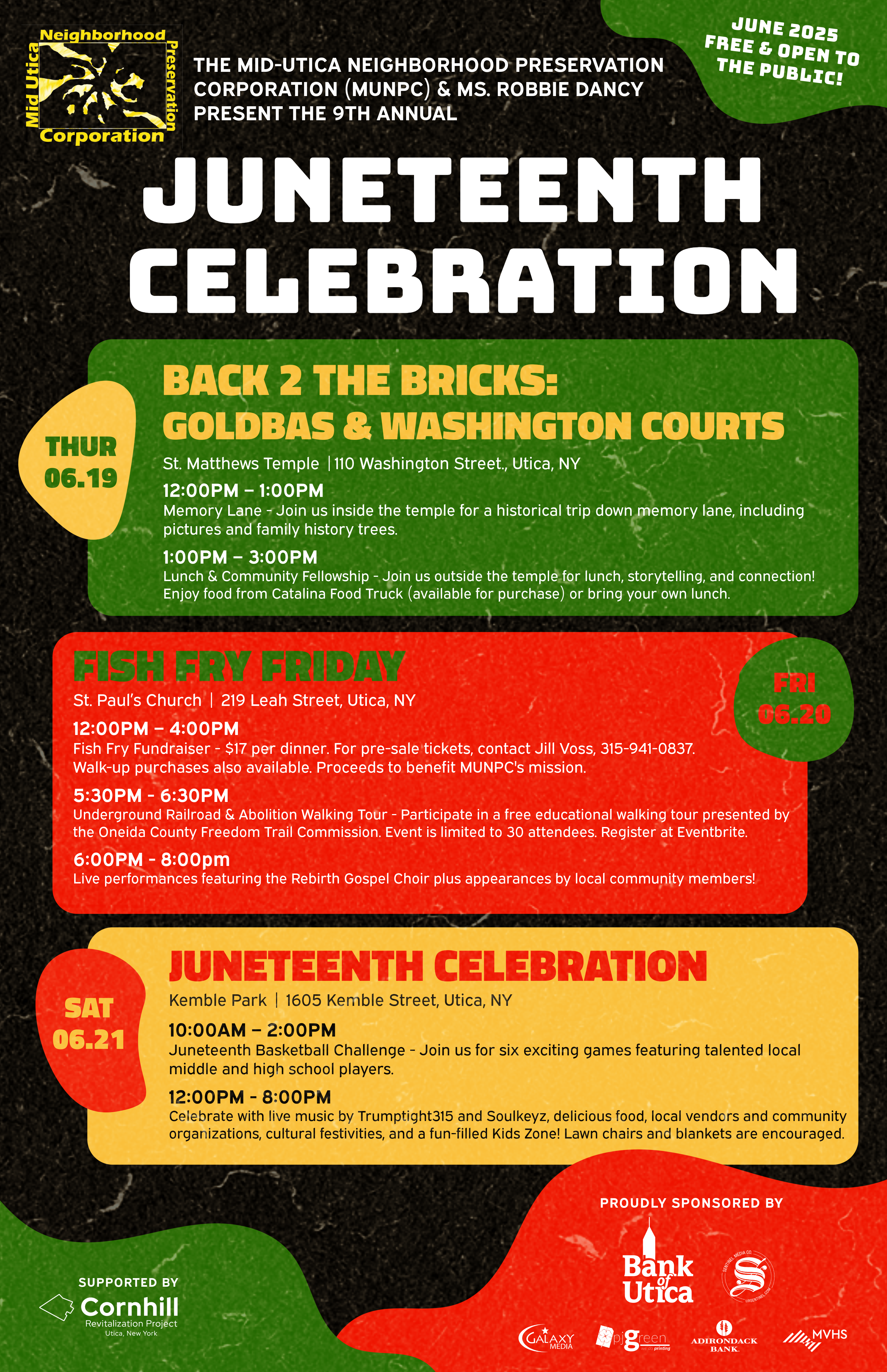 Juneteenth Collage flyer